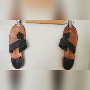 Jack Rogers Black Sandals